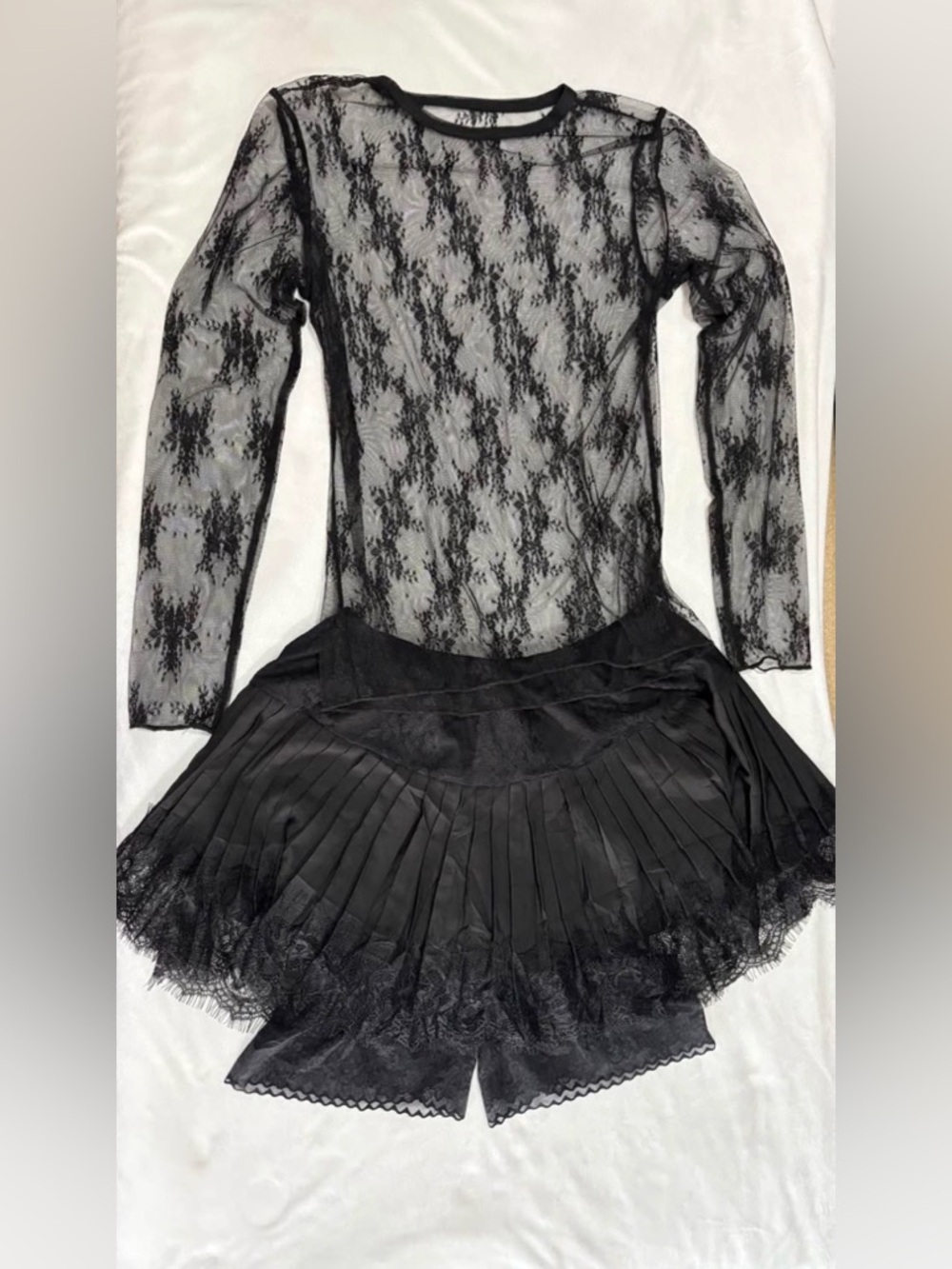 3pc Black Lace outfit